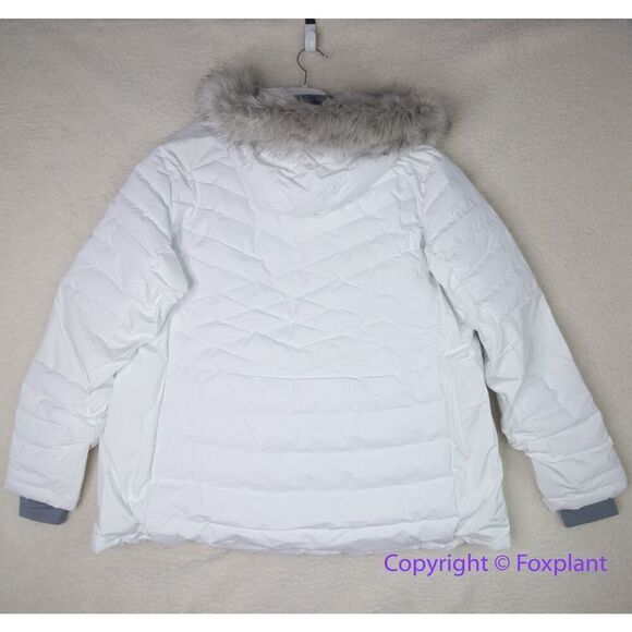 New! Columbia Bird Mountain Insulated Jacket in white Women's, size plus 3X - Picture 10 of 16